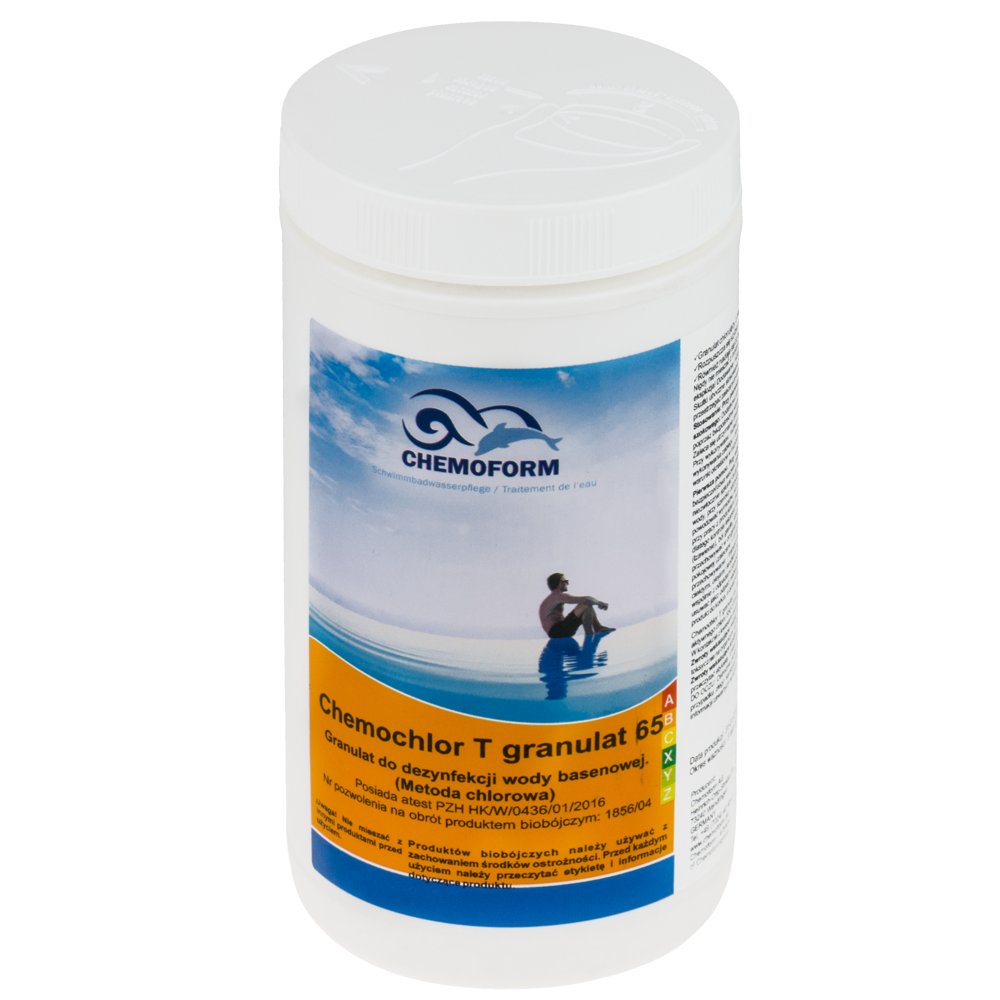 Chemochlor Chemia Basenowa Chemia basenowa T granulat 1kg Chlor Szok s-10-uniw