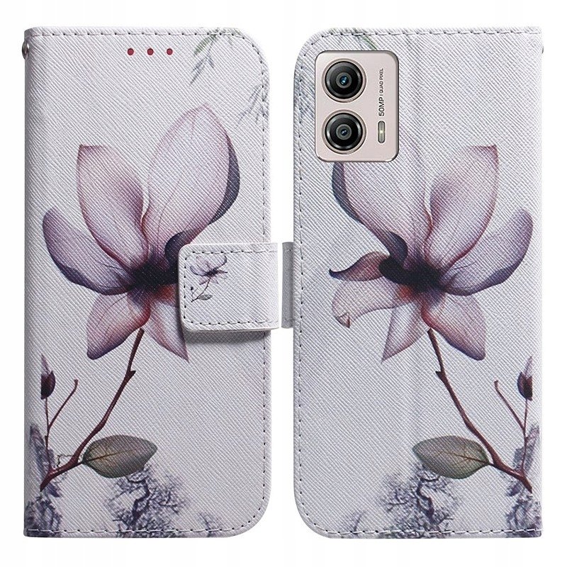 Etui do MOTOROLA Moto G13 / G23 4G / G53 5G Smart Crazy POKROWIEC CASE magnolia