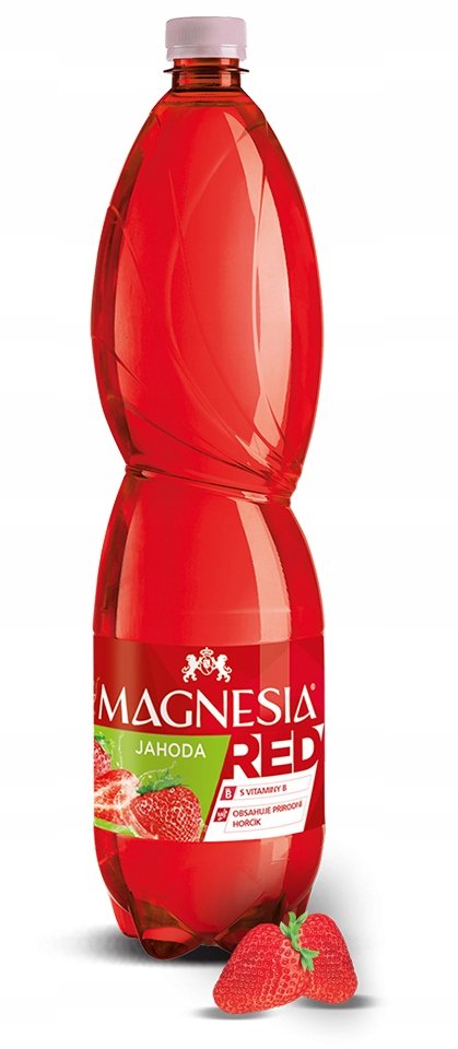 Magnesia Red Napój TRUSKAWKA lekki gaz 1500ml