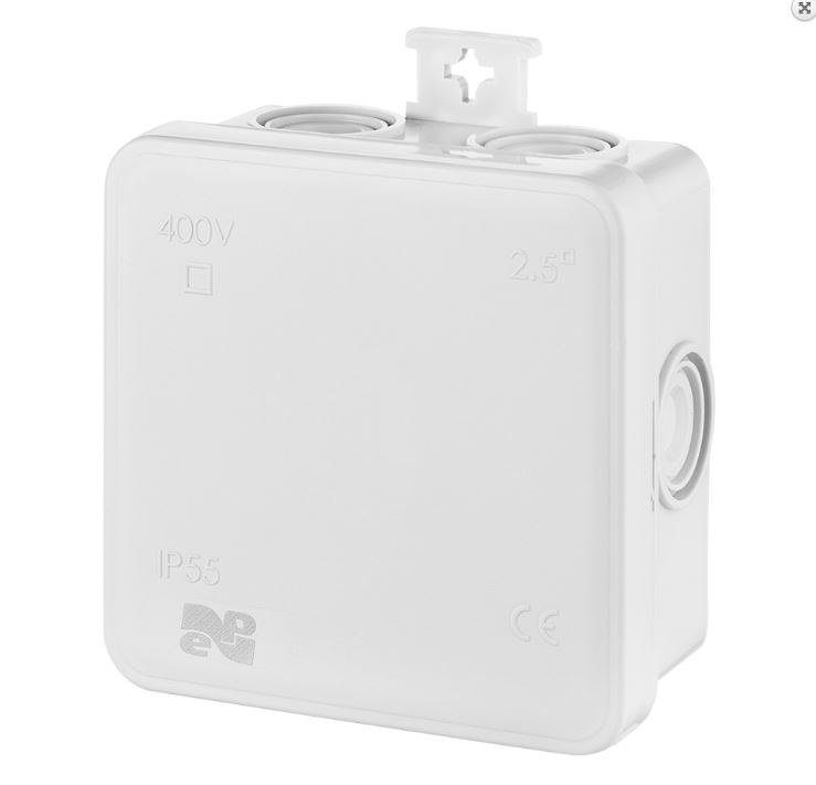 Elektro-Plast Puszka IP55 natynkowa 7 membran 75x75 mm