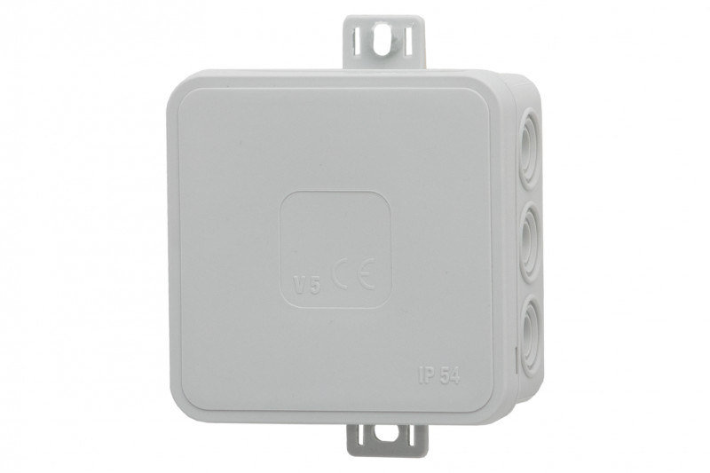 Puszka herm V5, IP54, 400V, szara - klik, 75x75x41