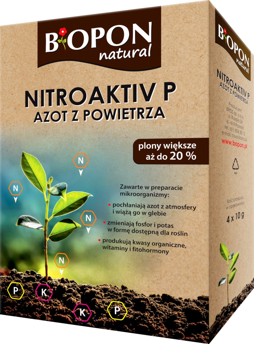Biopon Natural Nitroaktiv P Azot z Powietrza