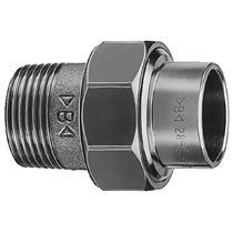 CONEX Złączka grzejnikowa, brąz 4341G 15x1/2
