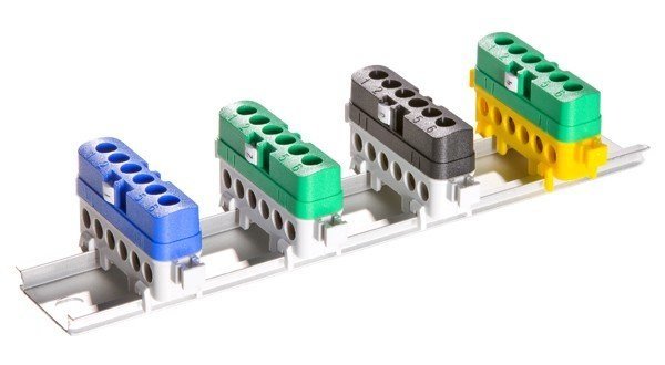 Listwa przyłączeniowa izolacyjna LPI-6 czarna