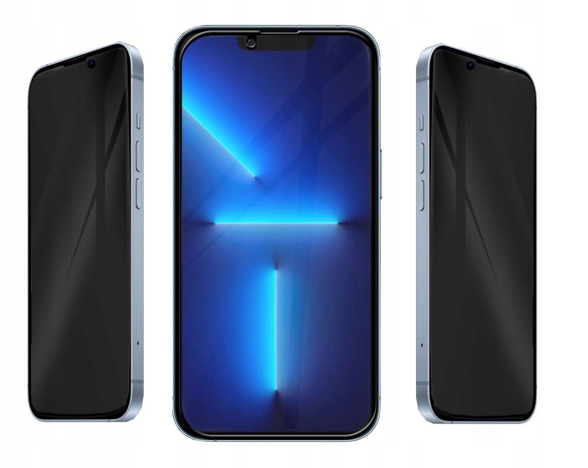 9H SZKŁO PRIVACY do iPhone 13 / 13 PRO / iPhone 14 SZKIEŁKO NA CAŁY EKRAN Szybka 9H