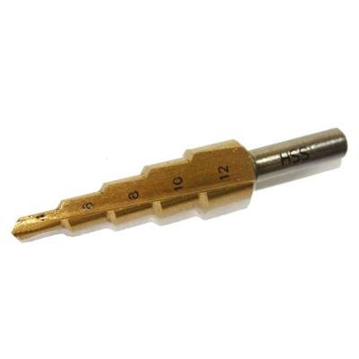 HSS Wiertło Stopniowe Stożkowe Tytanowe 4-12mm