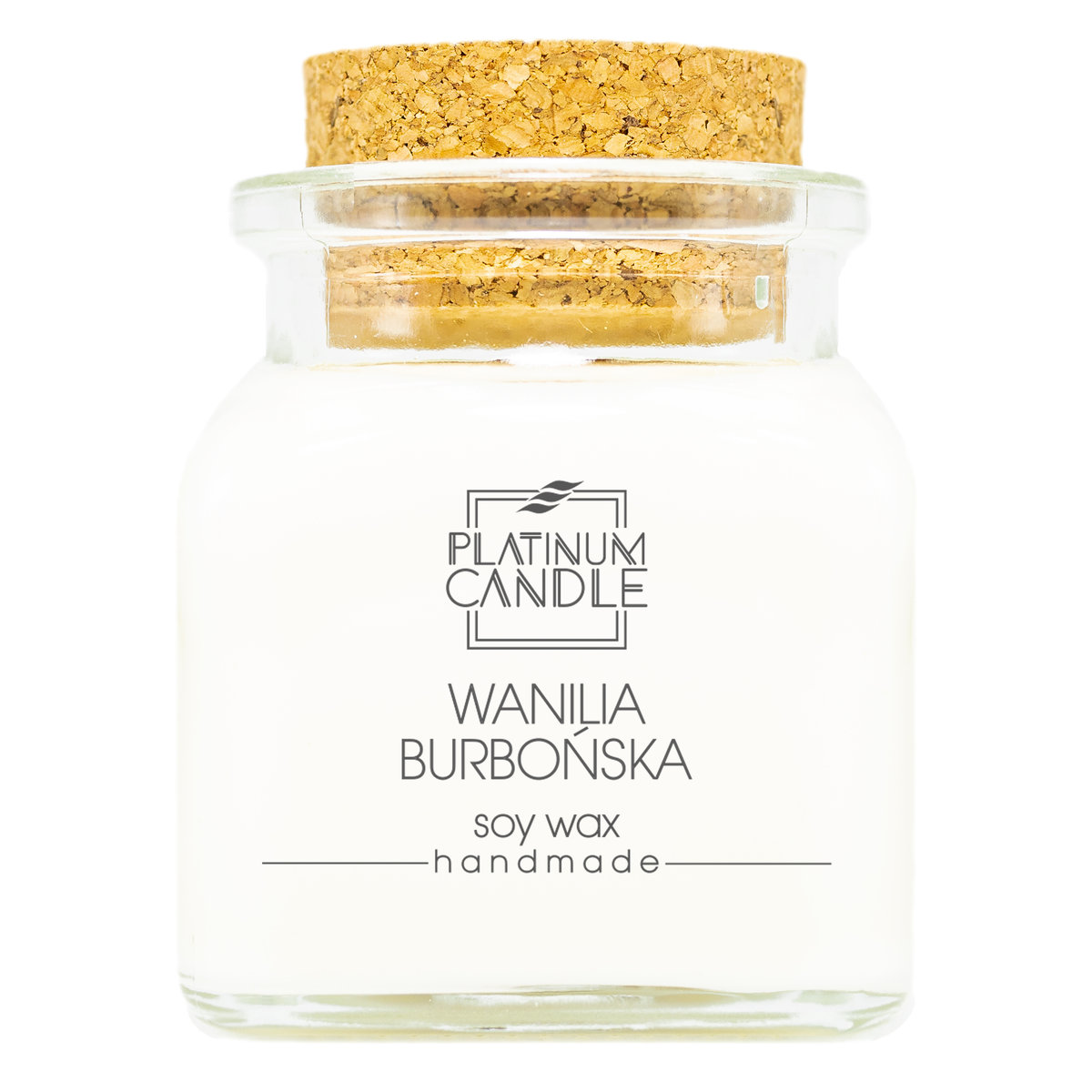 Świeca sojowa zapachowa WANILIA BURBOŃSKA 90g