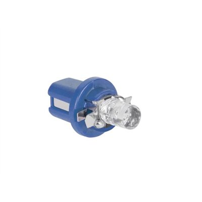 Żarówka samochodowa 12V B8.5d 1LED niebieska