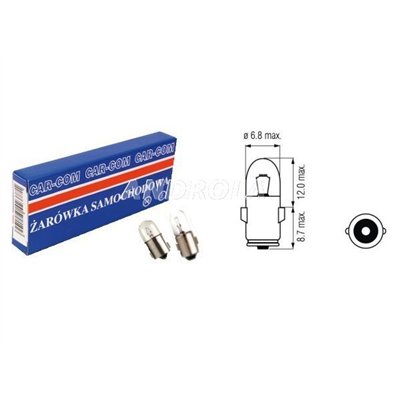 Żarówka BA7S 12V 2W Car-Com 1szt