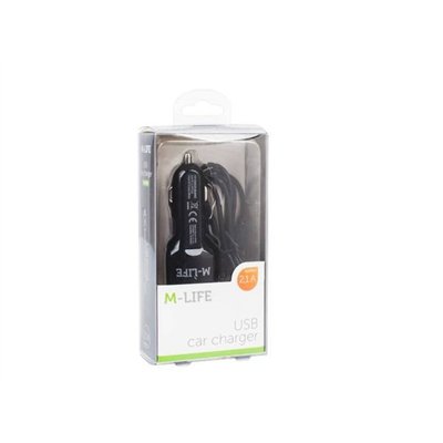 Ładowarka samochodowa wtyk typu C + Usb 2100 mA
