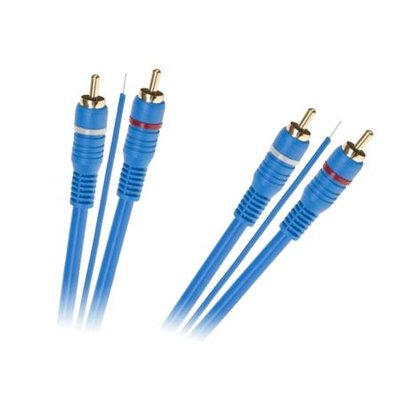 LP Kabel 2 x RCA - 2 x RCA + żyła 5m LEC-KPO2669-5