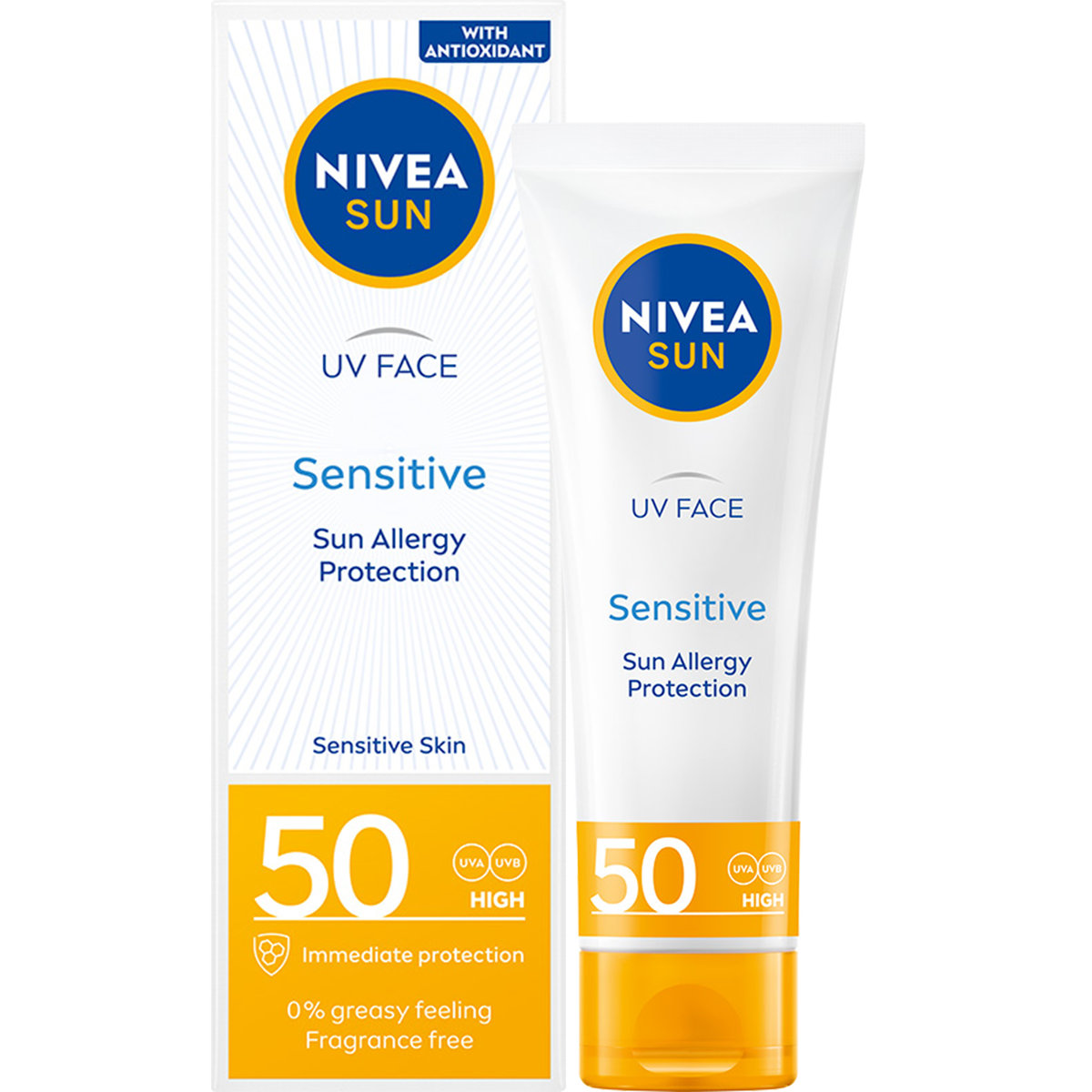Sun Sensitive krem ochronny do twarzy dla skóry wrażliwej SPF50 50 ml