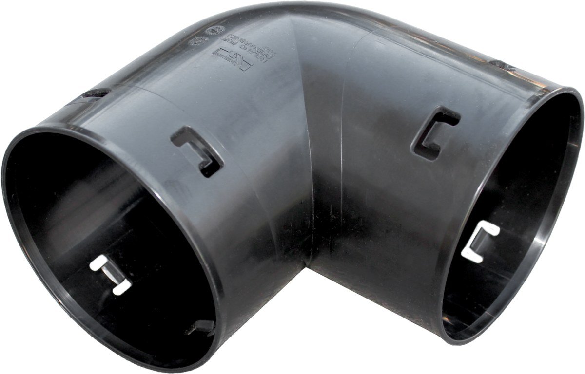 Kaczmarek Kolano drenarskie PVC DN/OD 100/90, kolor czarny