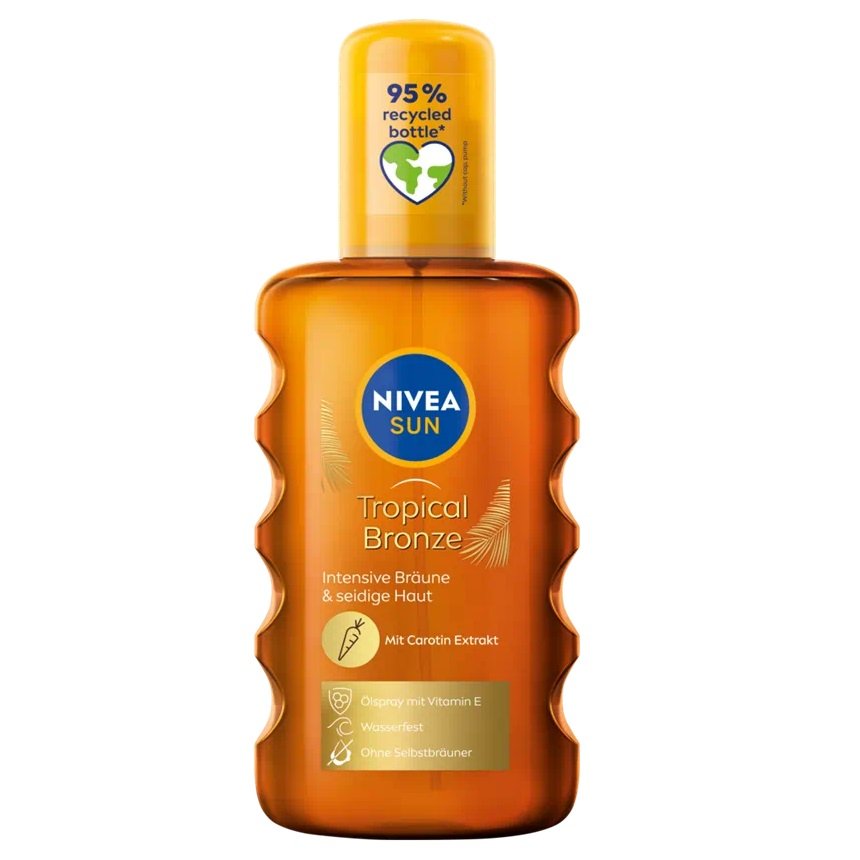 Nivea Sun Carotene Oil Spray preparat do opalania ciała 200 ml unisex