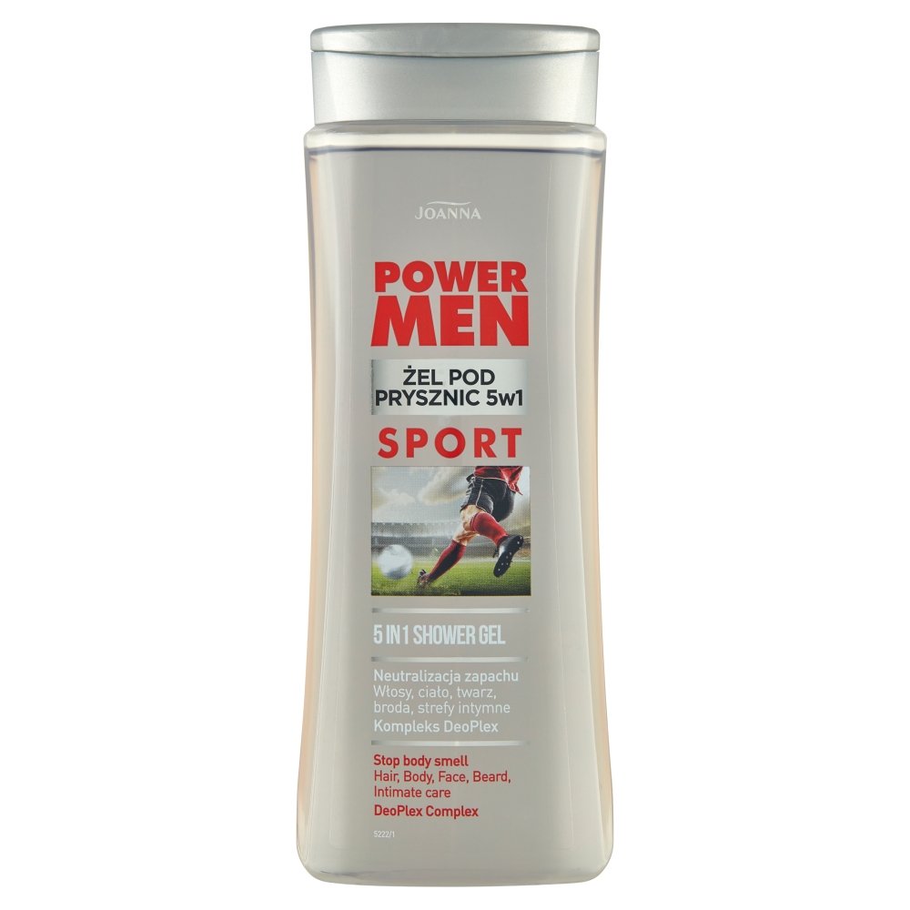 Power Men Sport żel pod prysznic 5w1 300 ml