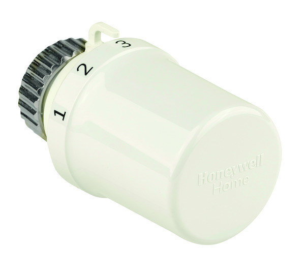 Kompaktowa głowica termostatyczna o gładkiej powierzchni i wysokiej efektywności energetycznej Thera-6, nastawa 16-27oC