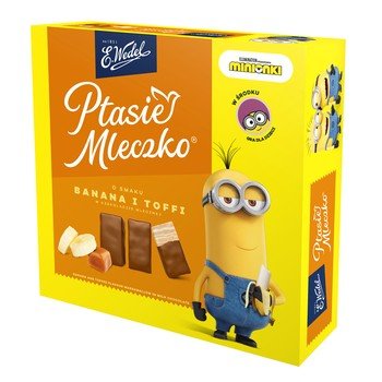 Ptasie Mleczko® o smaku bananowo-toffi 340g