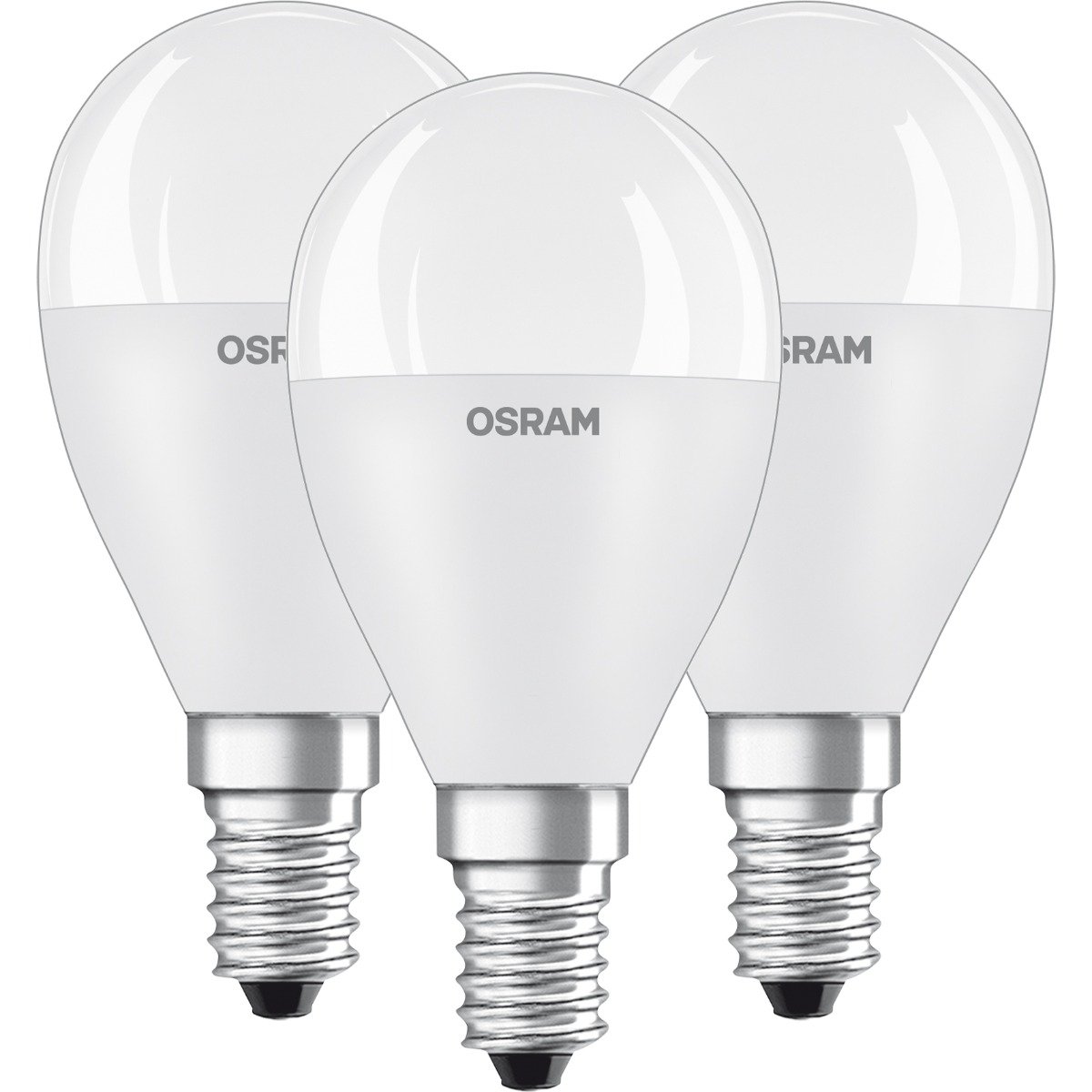 3PAK Żarówka LED E14 P45 7W = 60W 806lm 4000K Neutralna 200° OSRAM VALUE