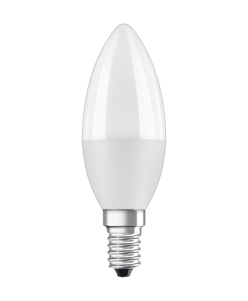 3PAK Żarówka LED E14 B35 7W = 60W 806lm 6500K Zimna 220° OSRAM Value