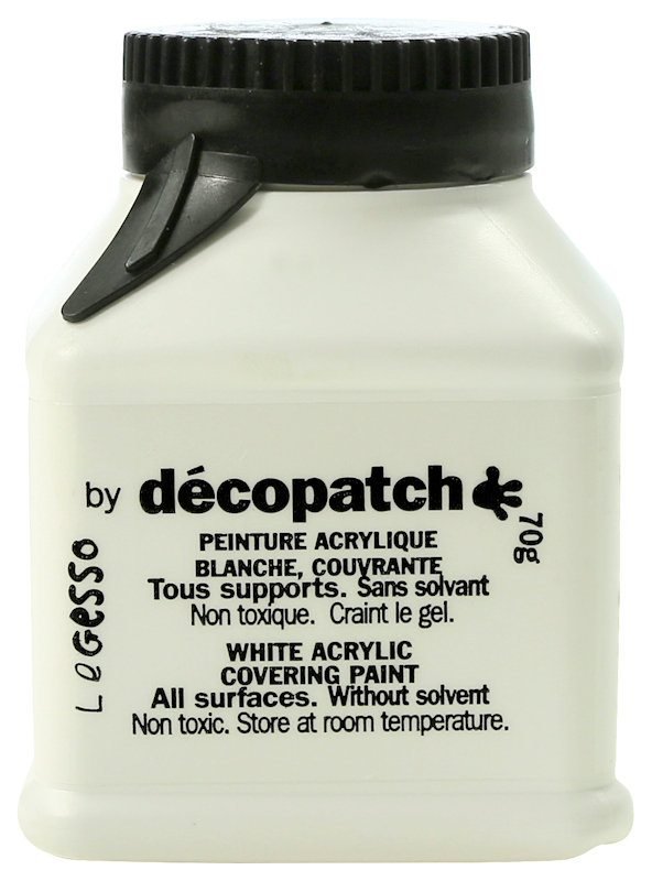 PODKŁAD AKRYLOWY BIAŁY GESSO 70 ML GE70B, DECOPATCH