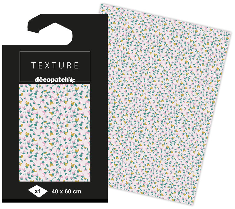 PAPIER DO DECOUPAGE TEKSTUROWANY 40 X 60 CM TD788 C, DECOPATCH
