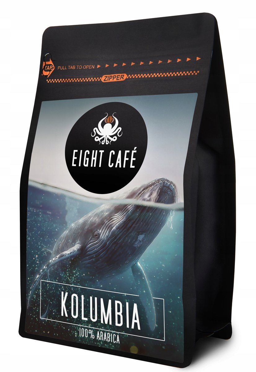 Kawa Ziarnista Świeżo Palona Arabica Kolumbia 250G