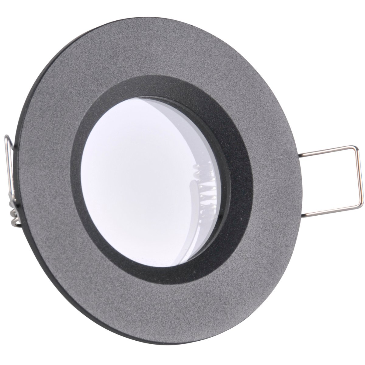 Polux Oczko podtynkowe BORAS 1x8W GU10 315441 czarny IP44 315441