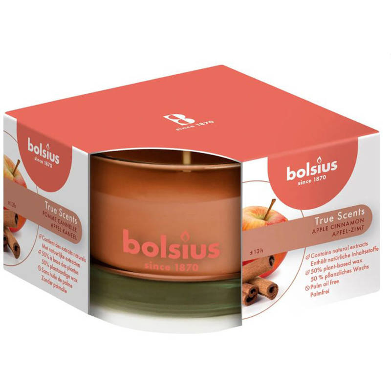 Świeca zapachowa w szkle True Scents pieczone jabłko Bolsius