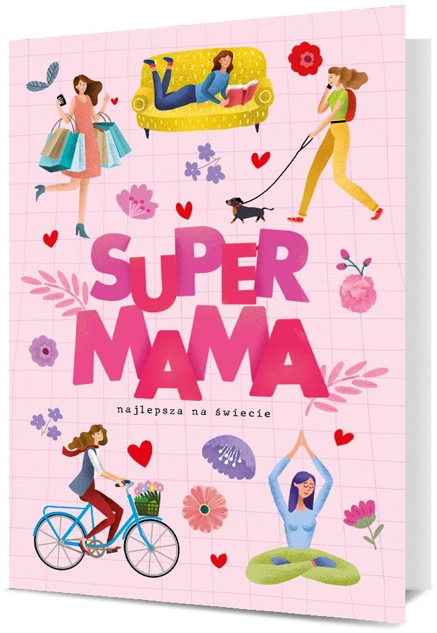 Kartka dla Super Mamy, zabawna PDB61963