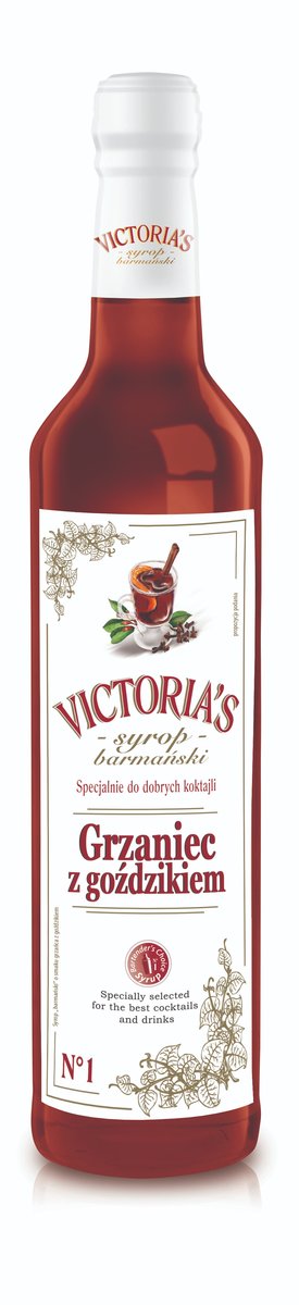 Victoria's Syrop barmański Grzaniec z goździkiem 490 ml