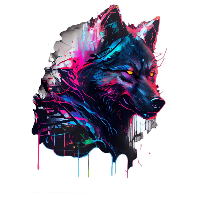 Naprasowanka Wilk Nadruk Z Wilkiem 1 Na Odzież