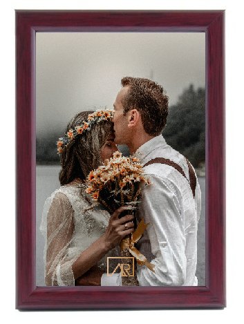 Ramka na zdjęcie 15x21 mahoń
