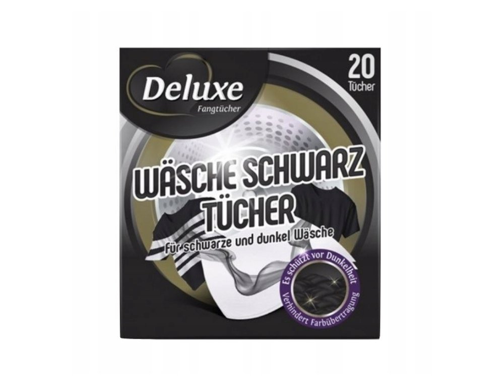 BioLife Pozostali Deluxe Wasche Schwarz Tucher chuseczki przywracające czerń 20 sztuk