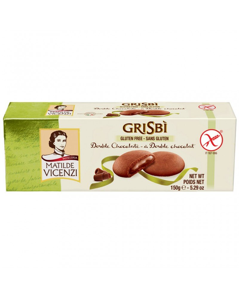 Grisbi Ciastka Czekolada Bezglutenowe Double Chocolate 150g 68D9-731AC