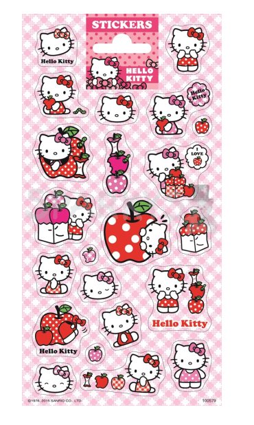 Naklejki Hello Kitty 22 szt