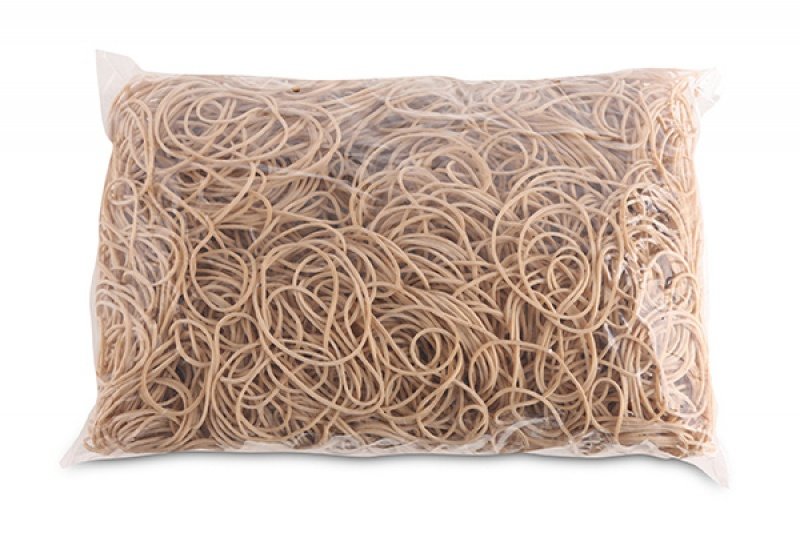 OFFICE PRODUCTS Gumki recepturki OFFICE PRODUCTS, średnica 50mm, 1,5x1,5mm, 60% kauczuku, 1000g, zgrzewka, naturalne 18105019-97