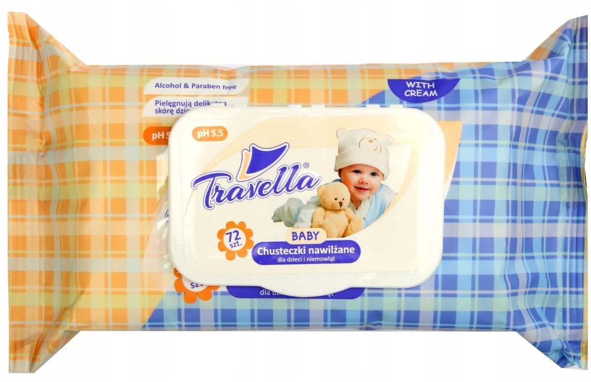 Ravi RAVI CHUSTECZKI TRAVELLA BABY 72 SZT.