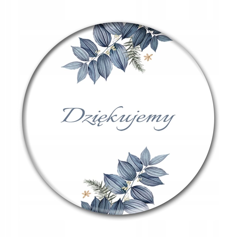 Podziękowanie dla gości Magnes wzory