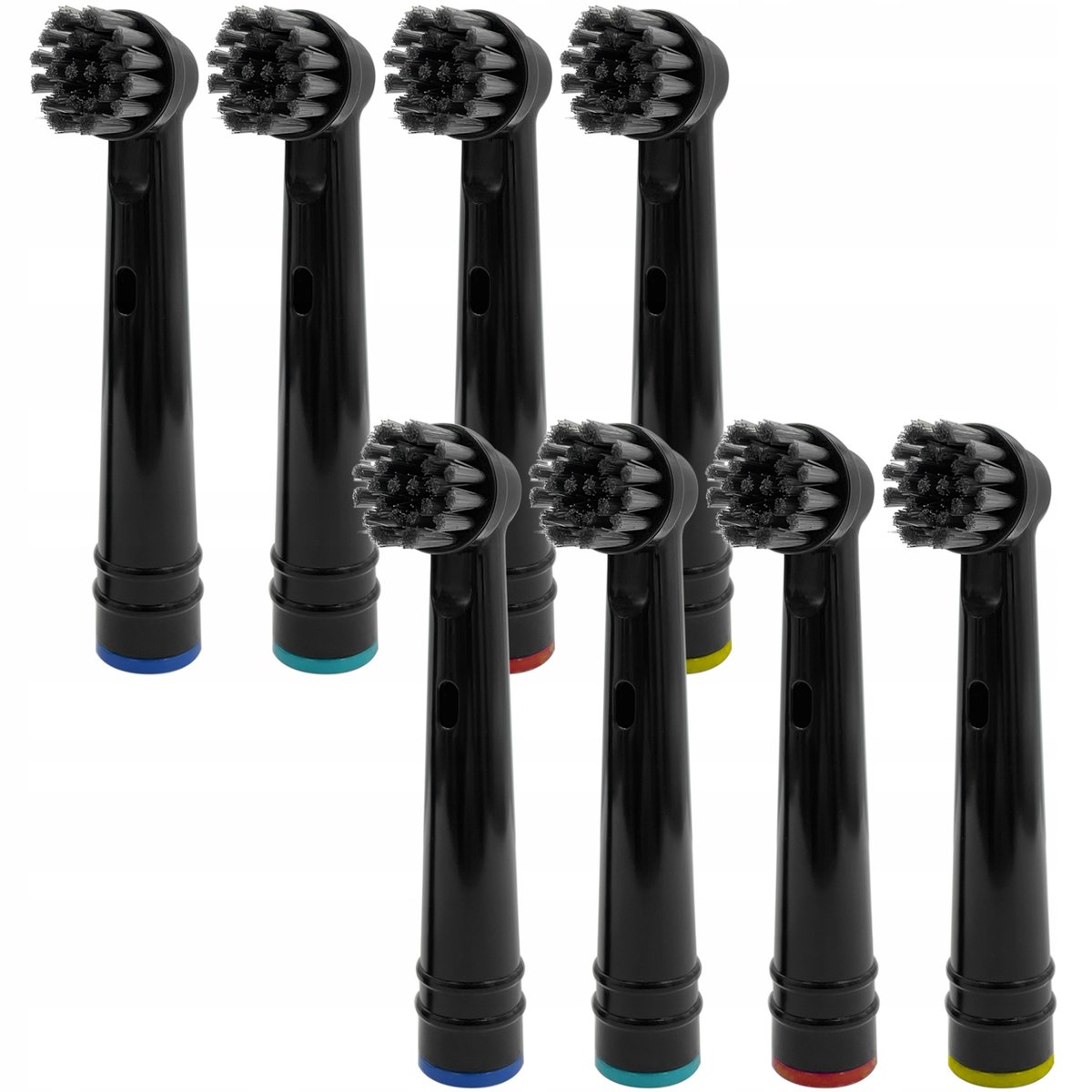 8x Końcówka zamienna Precision EB17-P czarne z węglem aktywnym DailyClean