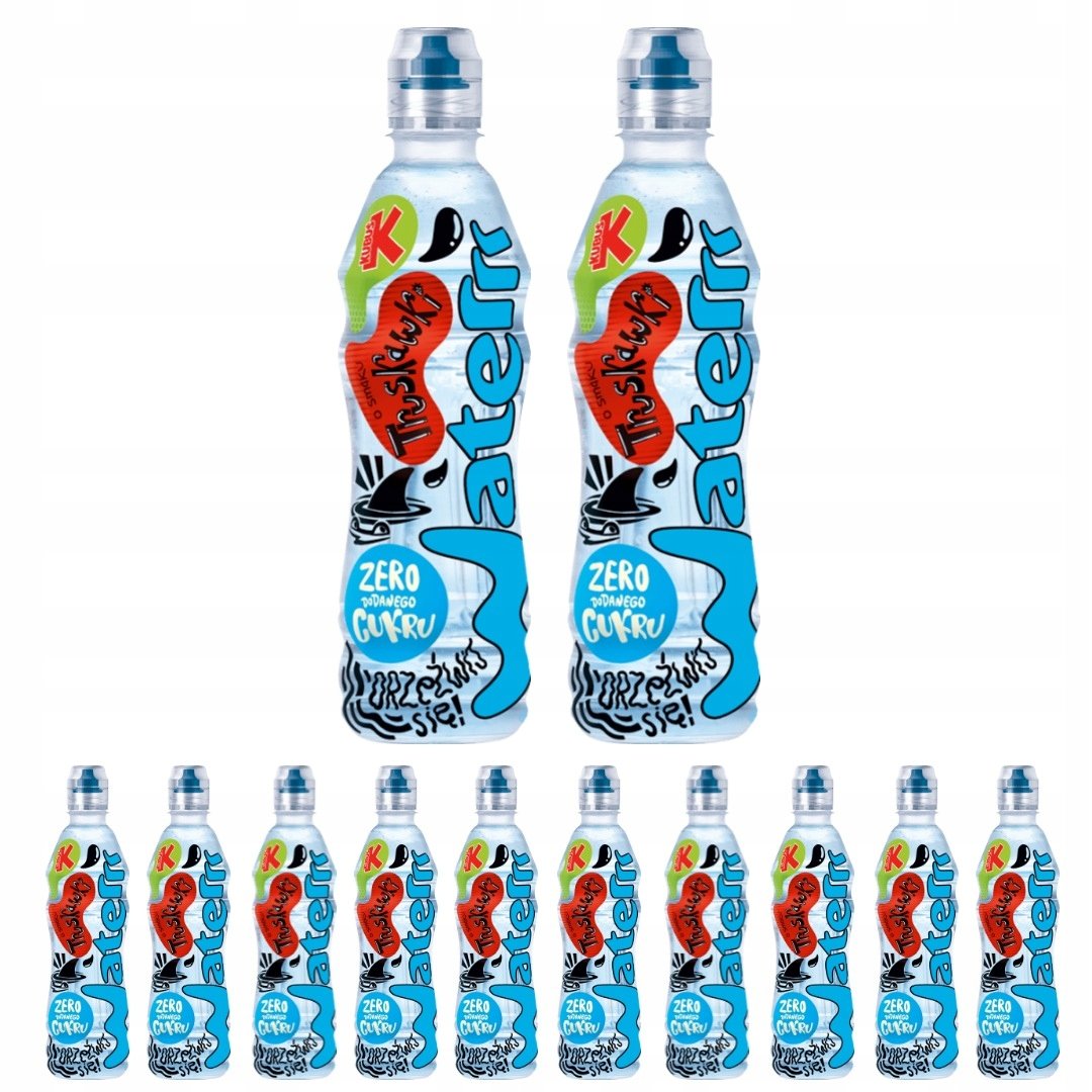 Kubuś Waterrr 500Ml Truskawka Zestaw 12Szt