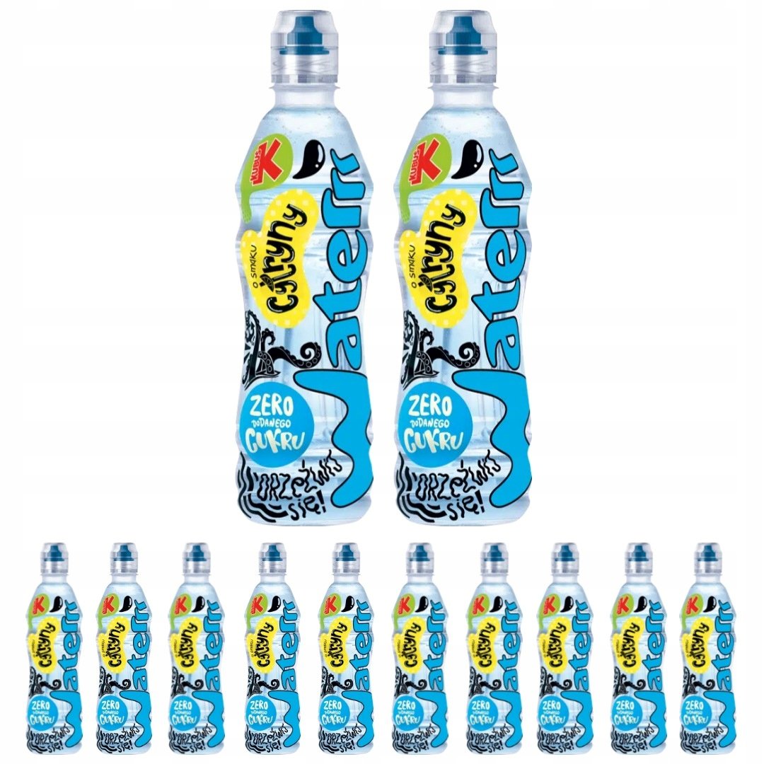 Kubuś Waterrr 500Ml Cytryna Zestaw 12Szt