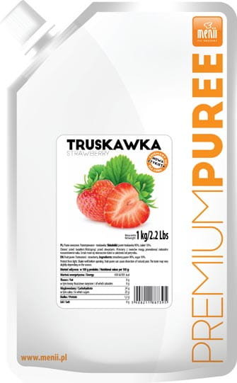 Puree Truskawka premium Menii 1 kg