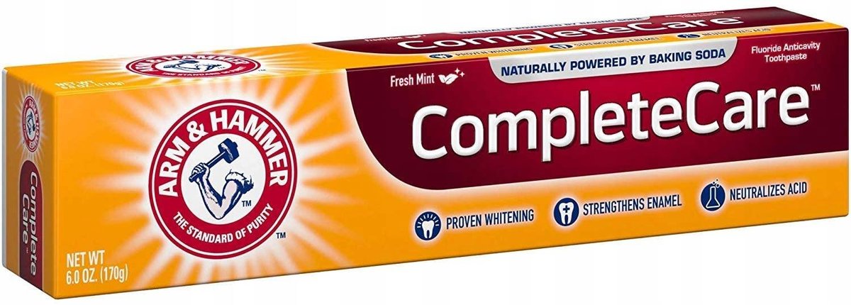 Arm&Hammer, Complete Care, Wzmacniająca pasta do zębów, 170 g