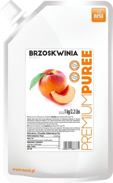 Puree Brzoskwinia premium Menii 1 kg