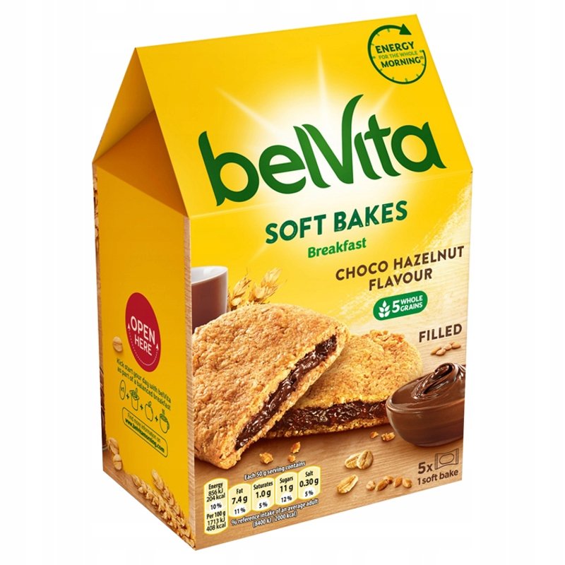 Belvita Ciastka Soft Chocolate 250G