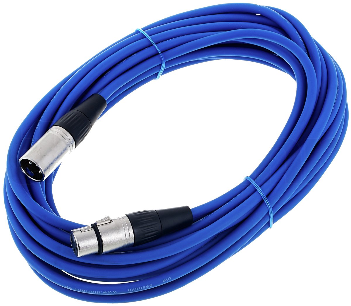 Фото - Кабель Kabel przewód mikrofonowy XLR XLR 10 m niebieski The sssnake