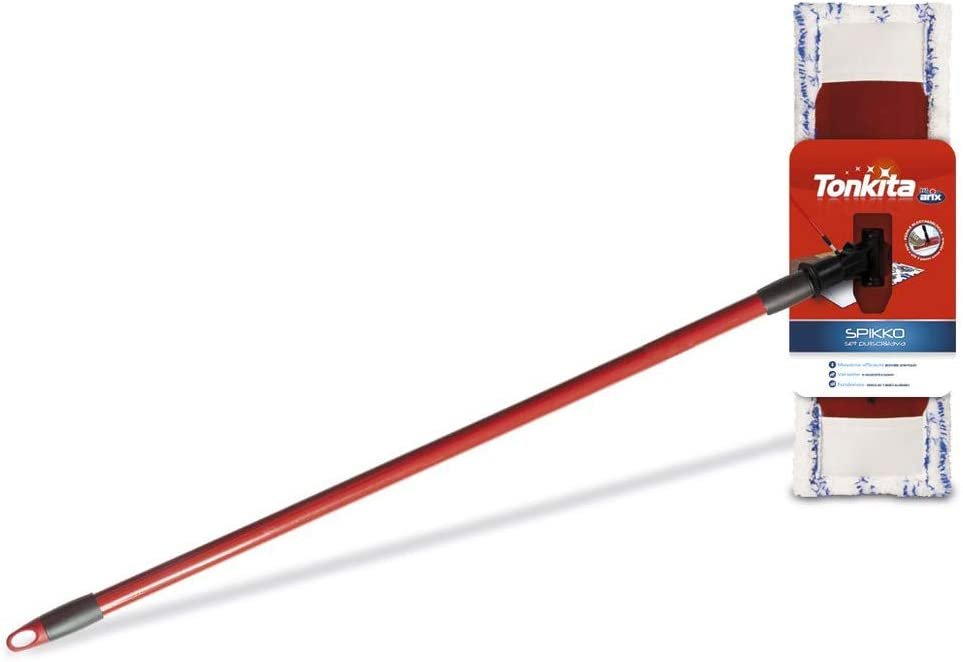 TONKITA - Mop płaski + drążek - mikrofibra - SPIKKO - TK780a