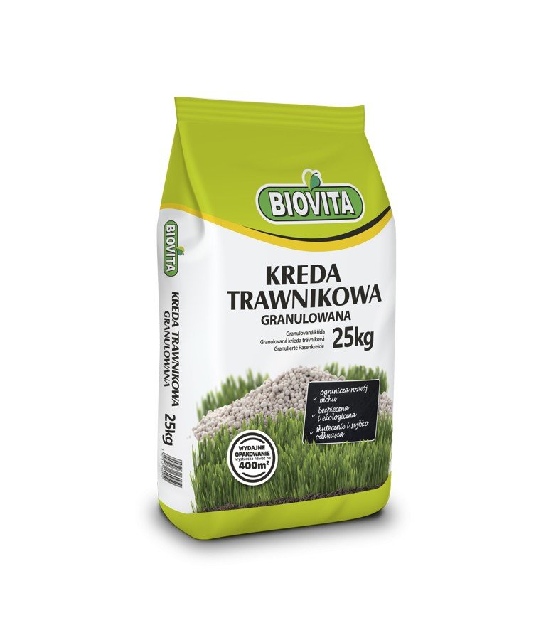 Kreda do odkwaszania trawnika granulowana 25 kg