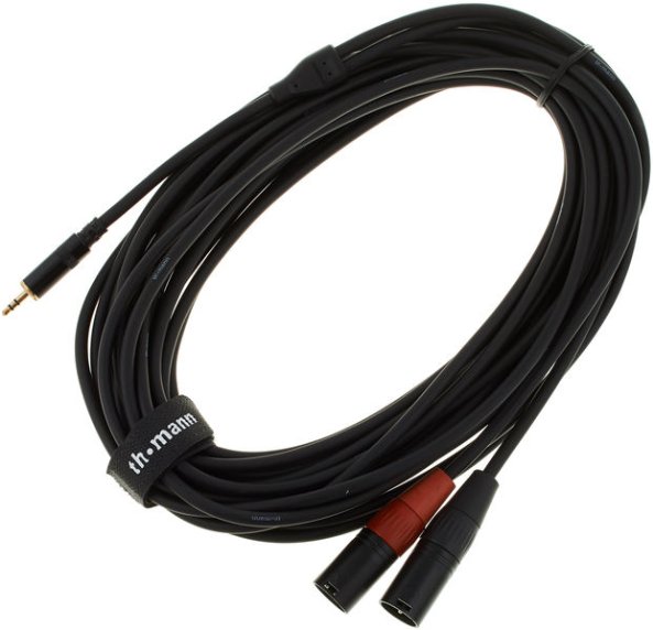 Kabel przewód sygnałowy mini Jack - XLR 6 m pro snake