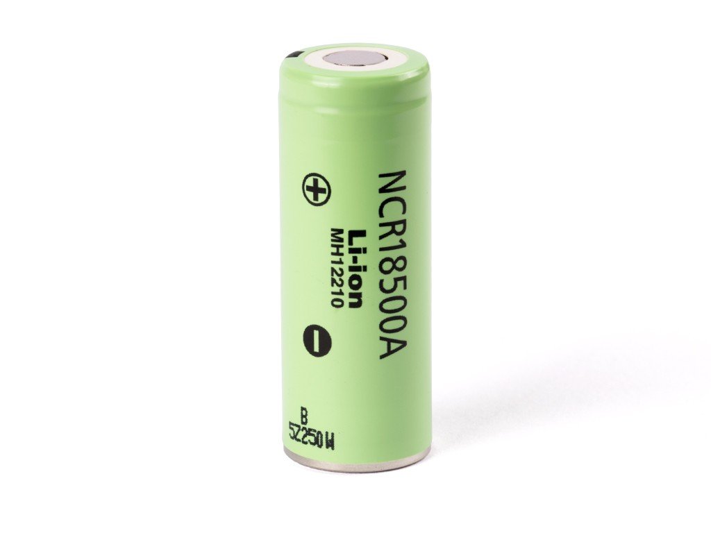 Panasonic NCR18500A 2040mAh 3,6V - 3,7V Li-ion